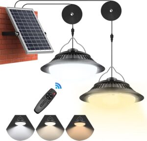 Bright outdoor solar light reduces energy use